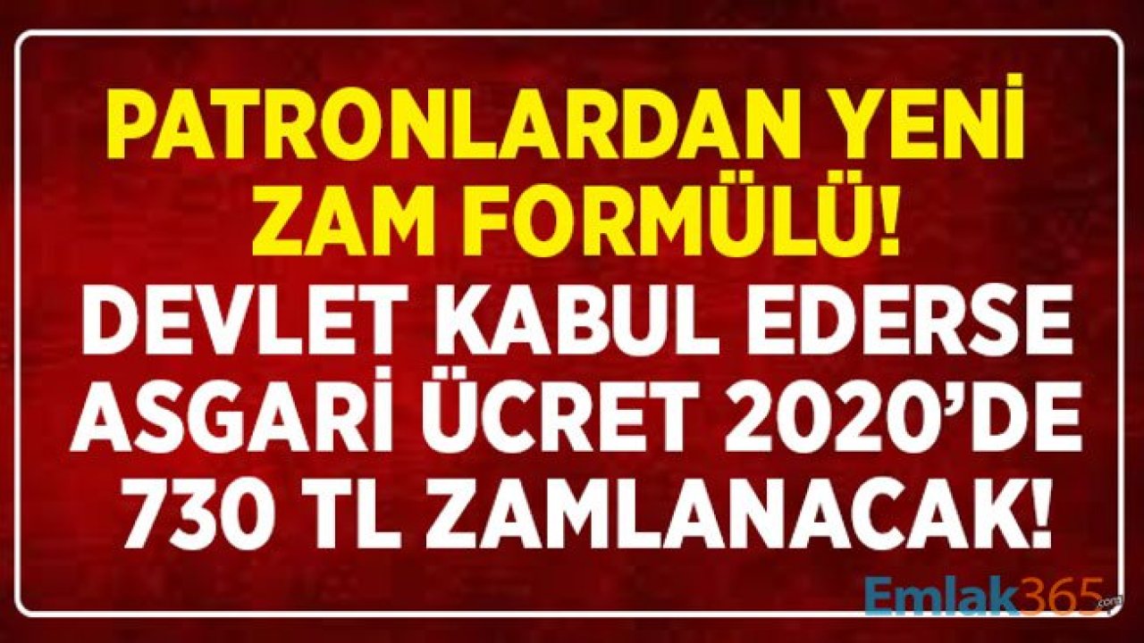 ASO Başkanı Özdebir'den Asgari Ücrete 2020 Yılında 730 TL Zam Sağlayacak Yeni Öneri!