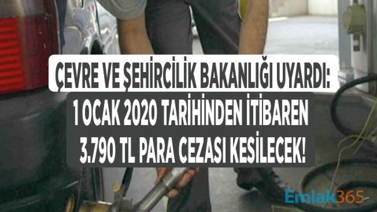 Egzoz Emisyon Ölçümü ve Muayenesi Yaptırmayan Araçlar 2020 Yılında Büyük Para Cezası Ödeyecek!