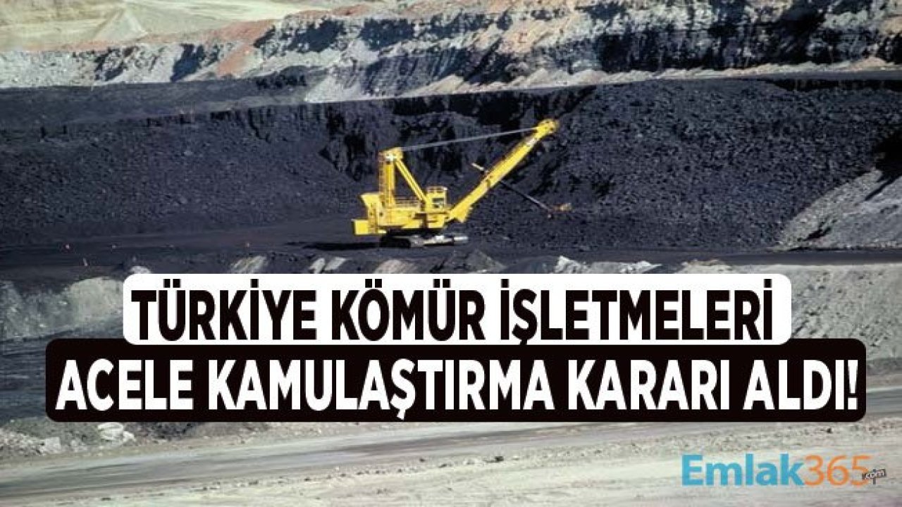 Türkiye Kömür İşletmeleri Kurumu TKİ Konya İçin Acele Kamulaştırma Kararı Aldı