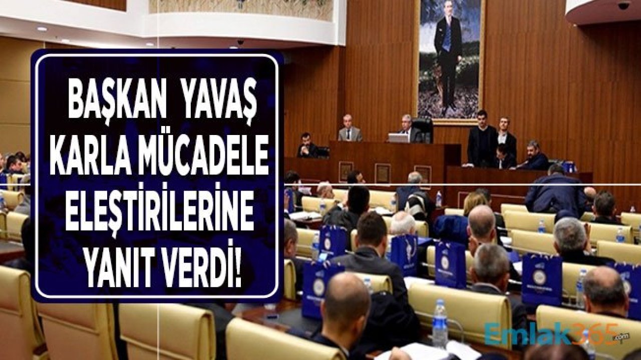 Mansur Yavaş Karla Mücadele Eleştirilerine Yanıt Verdi!