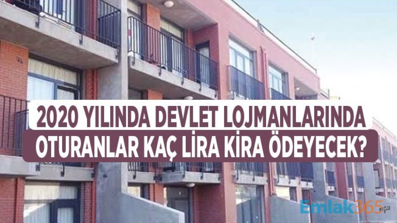 Lojman Kirası 2020 Yılında Kaç Lira Oldu? Kamu Lojmanı Isınma, Elektrik, Kapıcı Parası İle 2020 Kira Zammı Hesaplama Örnekleri