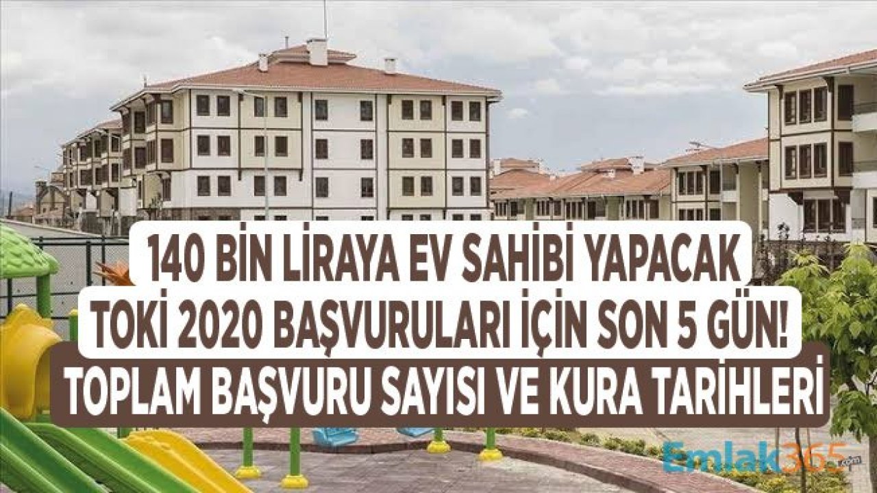 140 Bin Liraya Ev Sahibi Olma Fırsatı! TOKİ 100 Bin Sosyal Konut Projesi İçin Son Başvuru Tarihi ve Kura Tarihleri