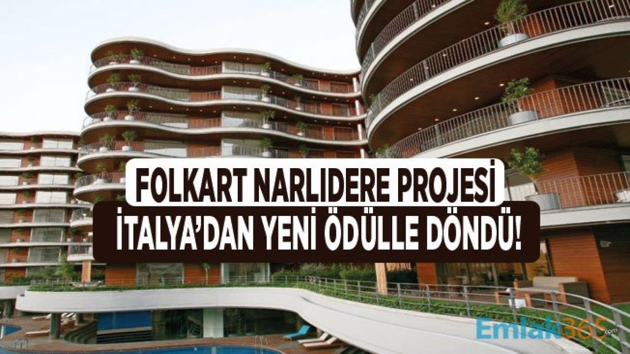 Folkart Narlıdere Projesine Bir Ödülde İtalya'dan Geldi!