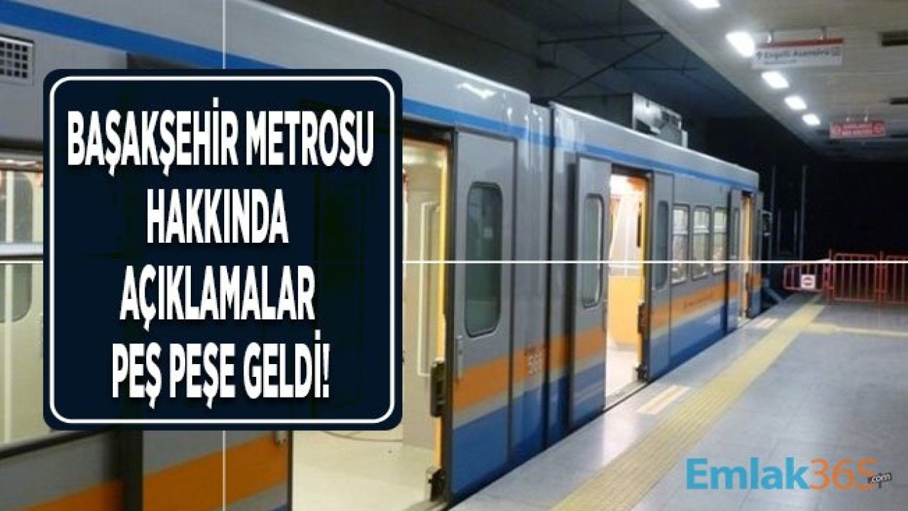 Başakşehir Metrosu İnşaatı Hakkında Açıklamalar Peş Peşe Geldi, Hazine Kredi İddialarını Yalanladı!