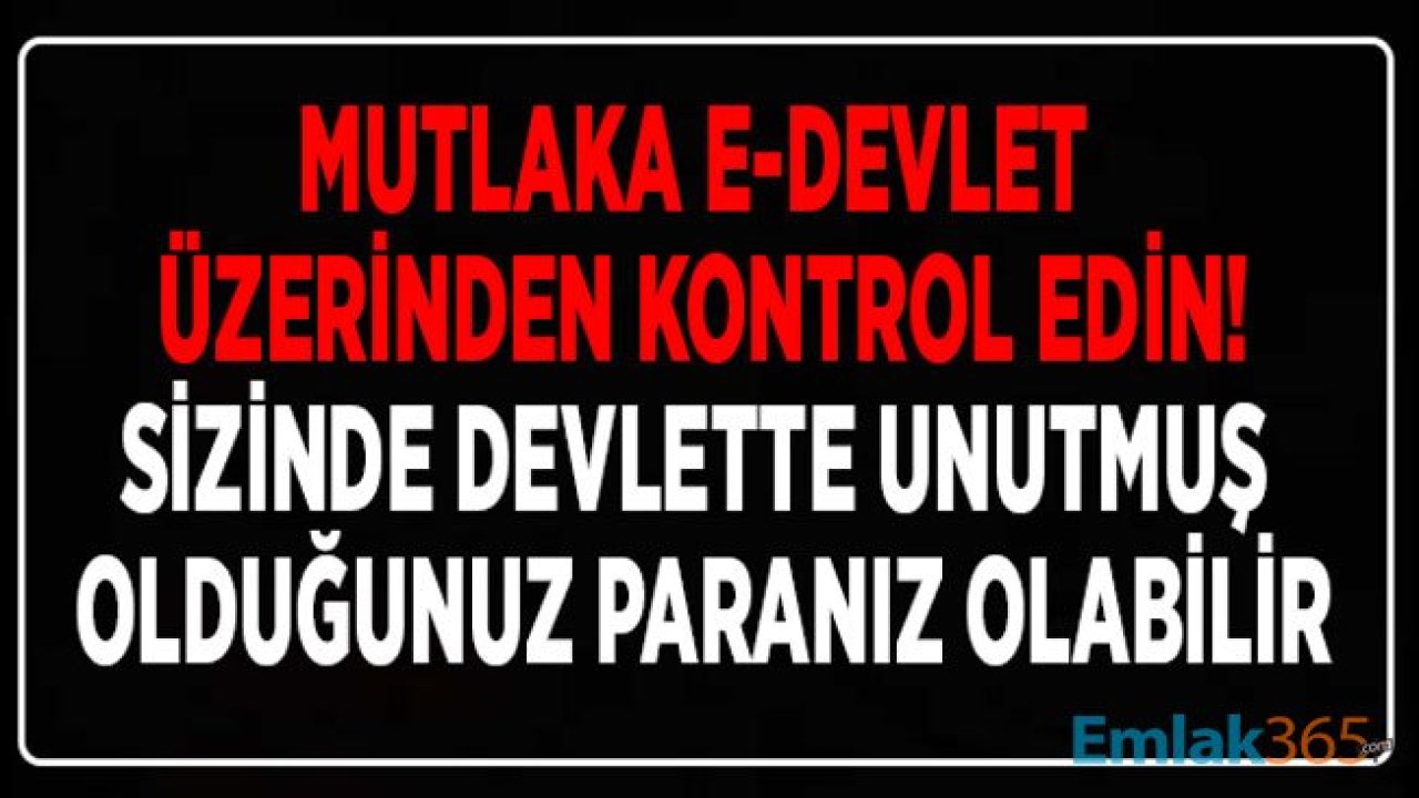 E Devlet Üzerinden Hemen Kontrol Edin! SGK Da Unutulan Paralar Şahıs Ödemeleri Nasıl Öğrenilir?