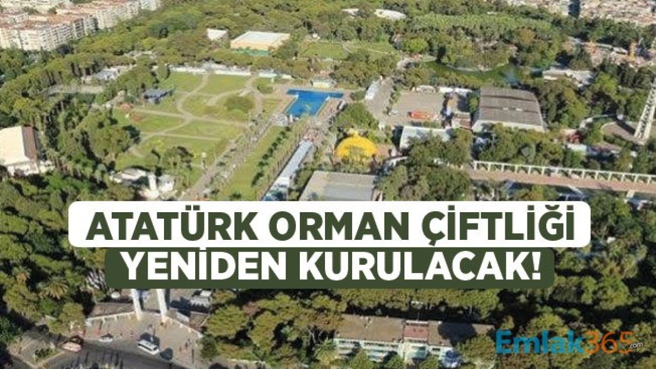 Atatürk Orman Çiftliği Yeniden Kuruluyor! Park Alanları Birleştirilerek Yeni AOÇ İnşa Edilecek!