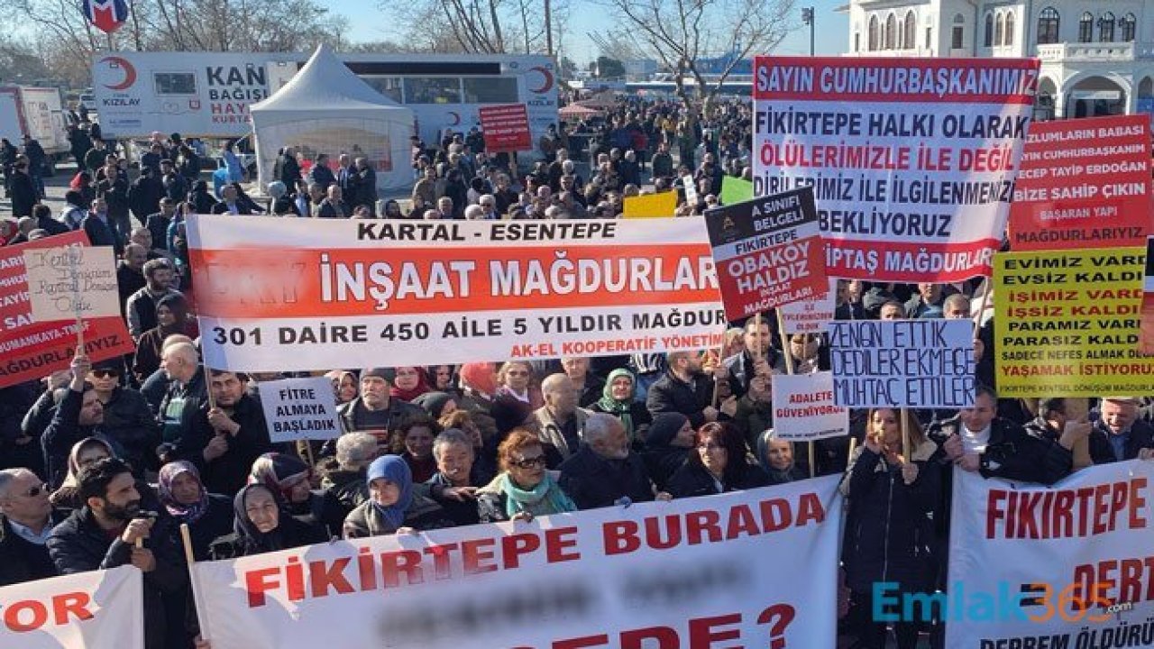 Fikirtepe, Esenler ve Kartal Kentsel Dönüşüm Mağdurları İsyan Etti!