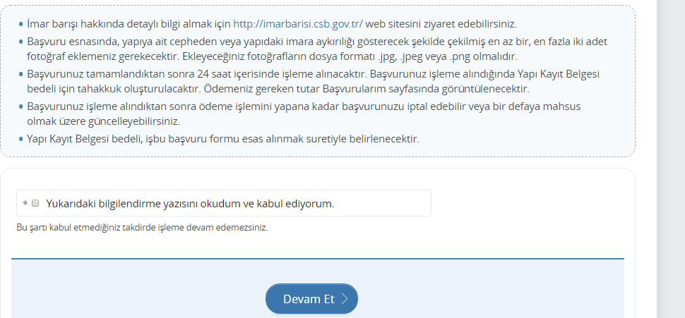 Son Dakika! e Devlet İmar Barışı Yapı Kayıt Belgesi Başvuru Paneli Açıldı