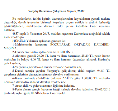 Yargıtay Emsal Karar Verdi "Dedikodu Yapmak İşten Kovulma Sebebi" Oldu