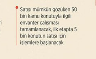 Kamu Lojmanları Satılıyor! İlk Etapta 5 Bin Toplamda 50 Bin Lojman Satışı Yapılacak