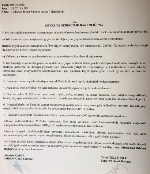 İMKON Bakan Murat Kurum'dan Konut Kredisi Faiz İndirimi, Fiyat Farkı ve Tasfiye Kararnamesi İstedi