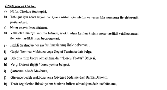 Ödemiş Belediyesi Arsa İhalesi Resmi Gazete İlanı