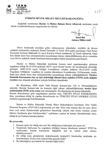 Borçlar Kanunu Kira Artışı Değişikliği Yapılmazsa Kira Zam Oranı TÜFE Üzerinden Hesaplanamaz!