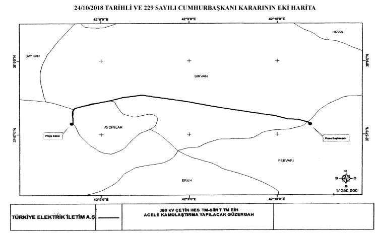 Çetin HES Barajı Siirt Projesi İçin Acele Kamulaştırma Kararı Çıktı!