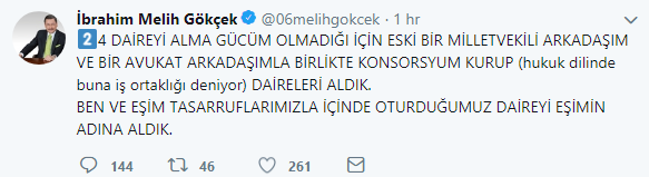 Melih Gökçek Tarafından Alınan Kamu Lojmanı Tartışma Konusu Oldu!