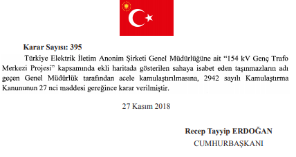 Resmi Gazete Acele Kamulaştırma Kararları