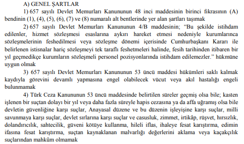 Tapu ve Kadastro Genel Müdürlüğü Sözleşmeli Personel Memur Alımı İlanı Yayımlandı