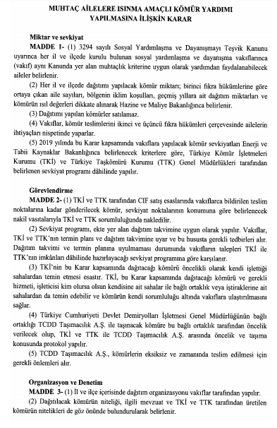 Devlet Muhtaç Ailelere Kömür Yardımı Yapacak! Kimler Kömür Yardımı Alabilir, Başvuru Evrakları Neler?