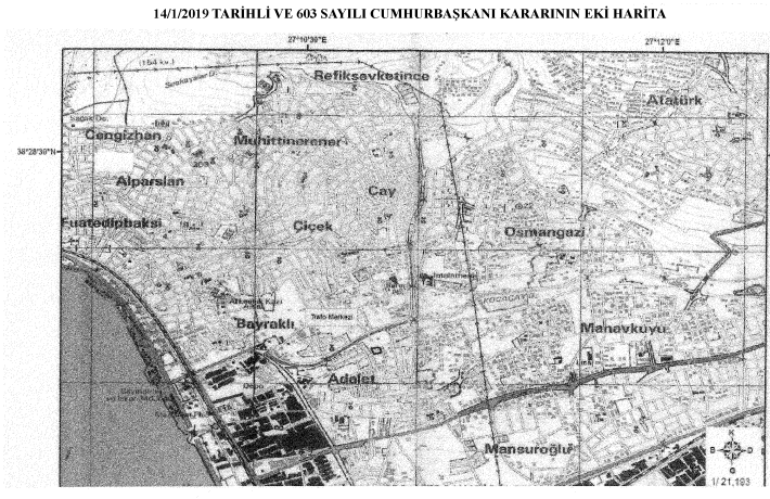 TEİAŞ İzmir Piyale GIS Yenileme Projesi Acele Kamulaştırma Kararı Resmi Gazete