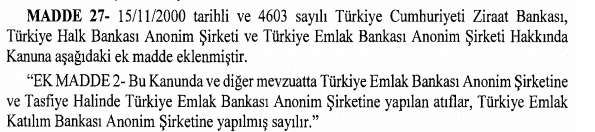 Kanun Değişikliği Yapıldı, Emlak Bankası Ne Zaman Açılacak?