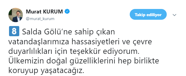 Bakan Murat Kurum'dan Önemli Salda Gölü Millet Bahçesi Açıklaması!