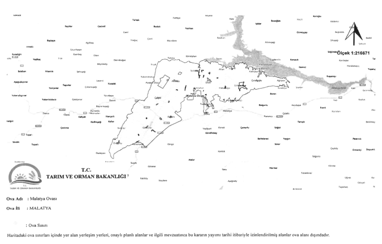 Malatya ve Van'da Büyük Ova Koruma Alanı İlanları Resmi Gazete Duyurusu