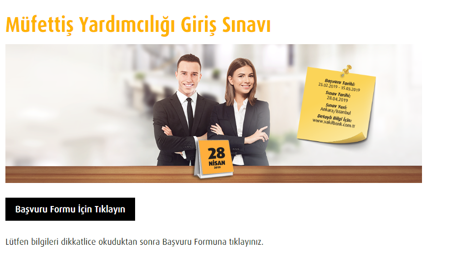 Vakıfbank Personel Alım İlanı Yayımladı!