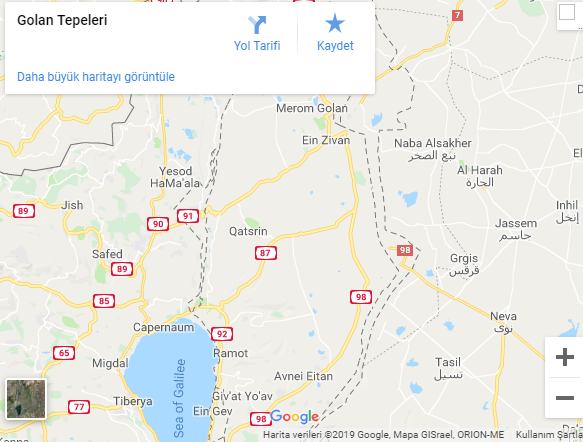 Golan Tepeleri Nerede, Kimin? Golan Tepeleri Sorunu Nedir?