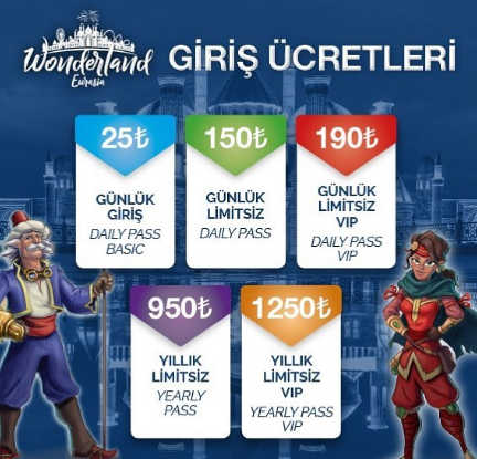 Ankapark Wonderland Eurasia Ücretli Oluyor!