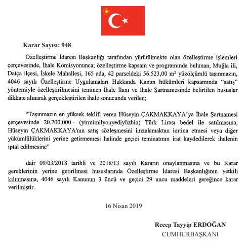 Resmi Gazete'de Yayımlanan Özelleştirme İdaresi Kararları!