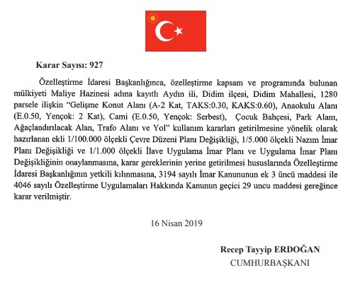 Resmi Gazete'de Yayımlanan Özelleştirme İdaresi Kararları!