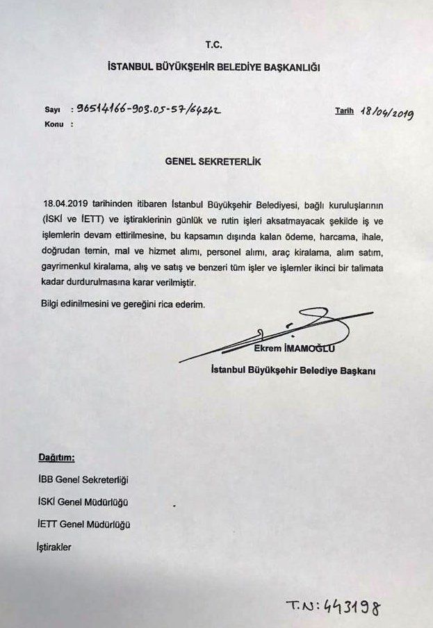 İstanbul Büyükşehir Belediyesi Gayrimenkul Kiralamalarını Durdu!