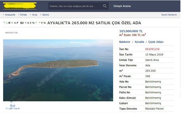 Balıkesir Çiçek Adası Satışa Çıktı! Sahibinden Satılık Ada