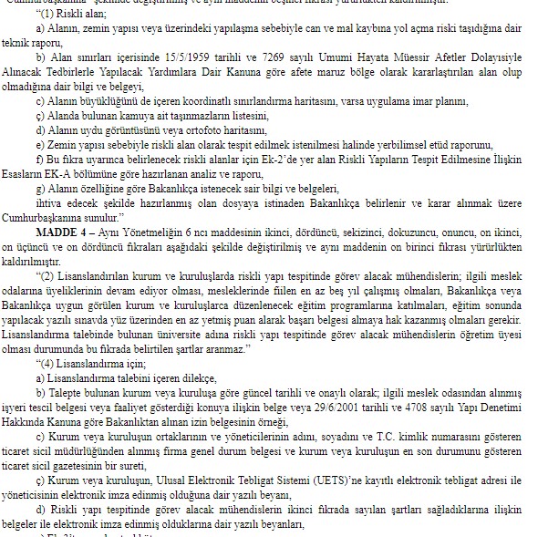 6306 Sayılı Kanunun Uygulama Yönetmeliği 2019 Değişti! Yeni Yönetmelik Yayımlandı