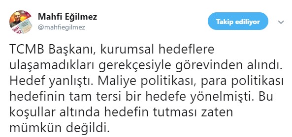 Cumhurbaşkanı Merkez Bankası Başkanını Görevden Alabilir Mi, Kredi Faizleri ve Dolar Yükselecek Mi?