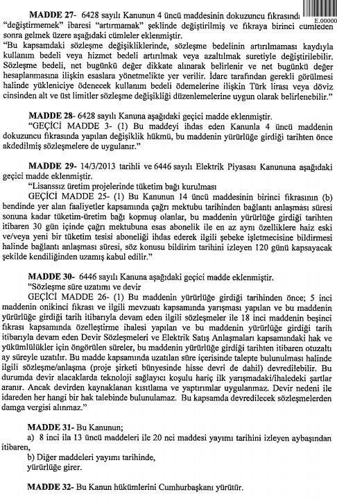 32 Maddelik Yeni Torba Yasa Ekonomi Paketi Kanun Teklifi Maddeleri