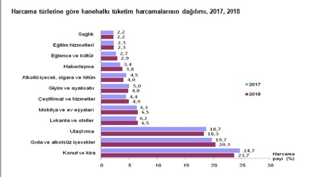 TÜİK Açıkladı, En Çok Parayı Konuta ve Kira Giderlerine Harcadık!