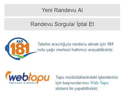 Tapu Randevusu Nasıl Alınır, İptal Edilir?