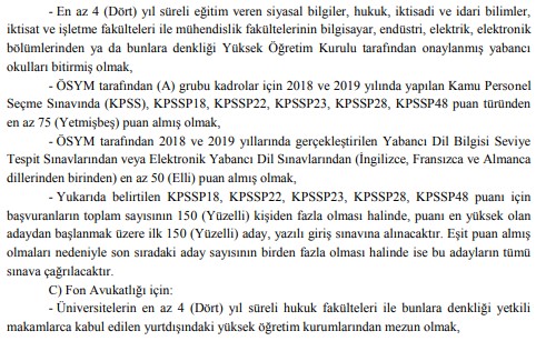 TMSF Personel Alımı 2019 İlanı Yayımlandı! Fon Denetçi Yardımcısı, Fon Uzmanı ve Avukatı Alınıyor