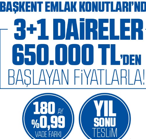 Emlak Konut Ev Almak İsteyen Vatandaşa 180 Ay Taksitle Senetle Konut Satışı Yapacak!