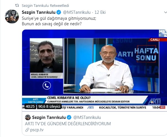 CHP'li Sezgin Tanrıkulu Hakkında Neden Soruşturma Açıldı, Tanrıkulu Suriye Operasyonu Paylaşımı Twitter!