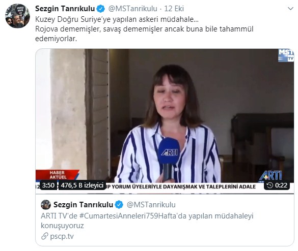 CHP'li Sezgin Tanrıkulu Hakkında Neden Soruşturma Açıldı, Tanrıkulu Suriye Operasyonu Paylaşımı Twitter!