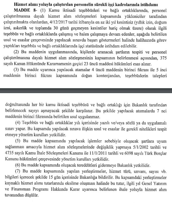 Resmi Gazete İle KİT Çalışanlarına Son Dakika Kadro Müjdesi Geldi!