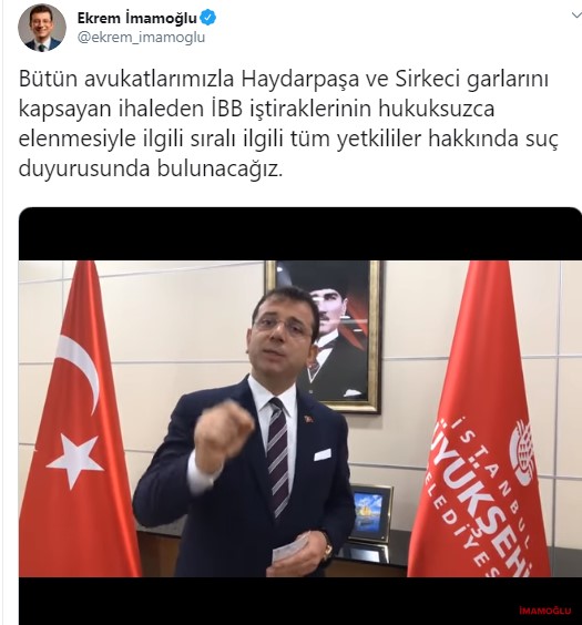 İBB Sirkeci ve Haydarpaşa Garı İhalesinden Elendi, Ortalık Karıştı!