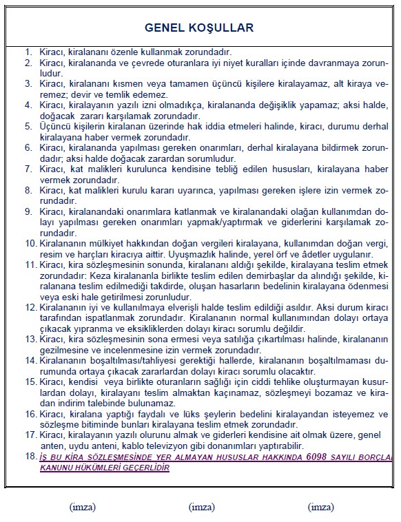 Kira Kontratı Örneği 2020 PDF Formatı ve Word Örneği İle Dikkat Edilmesi Gereken Hususlar