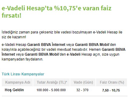 Hoş Geldin Faizi Veren Bankalar İle En Yüksek 32 Günlük Vadeli Mevduat Faiz Oranı Hesaplama!