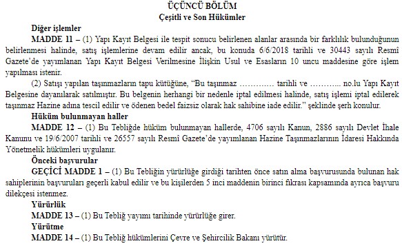 Milli Emlak Genel Tebliği (Sıra No: 396) Yayımlandı! İmar Barışı İle Hazine Taşınmazı Alanlar Nasıl Tapu Alacak?