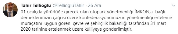 Otopark Yönetmeliği 2020 Yılında Yürürlüğe Girecek Mi, Ertelenecek Mi?