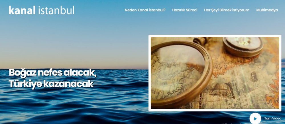 Kanal İstanbul İnternet Sitesi Açıldı! 50 Soruda Kanal İstanbul Projesi Kitapçığı