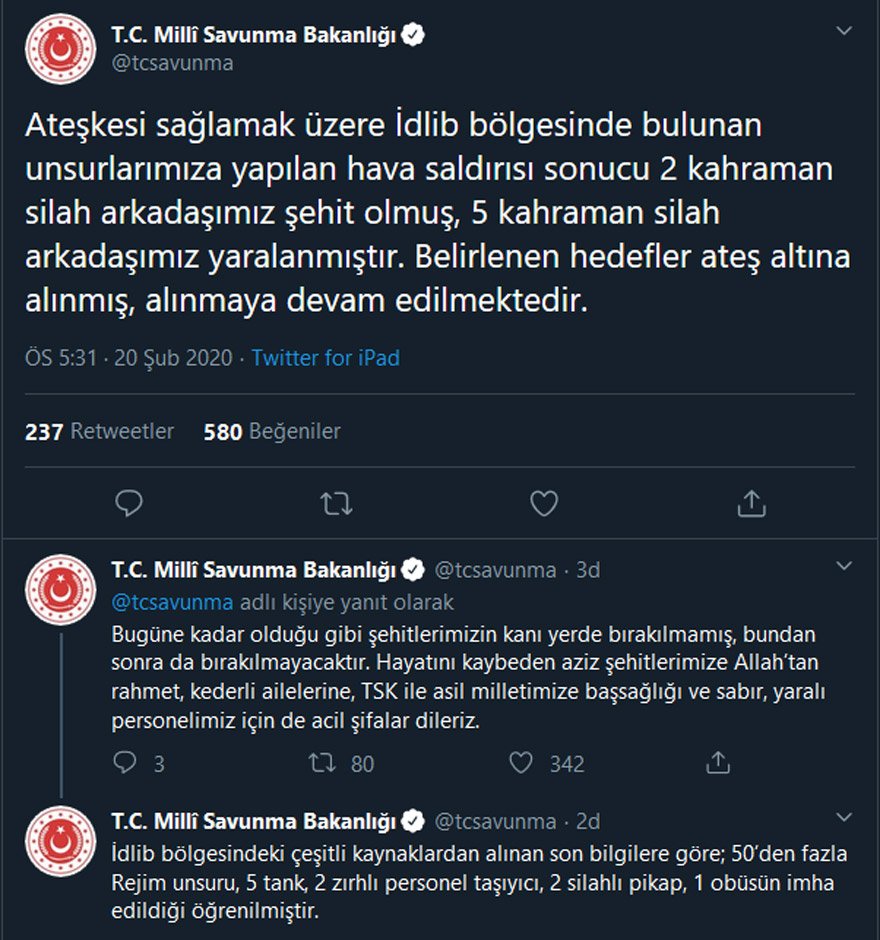 SON DAKİKA.. Suriye İdlib'ten Kahreden Haber! 2 Şehit 5 Yaralı